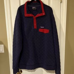 PATAGONIA diamond quilt snap-t- PERFECT condition color like first pic XL